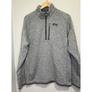 Patagonia Better Sweater Women’s Medium Grey 1/4 Zip Fleece